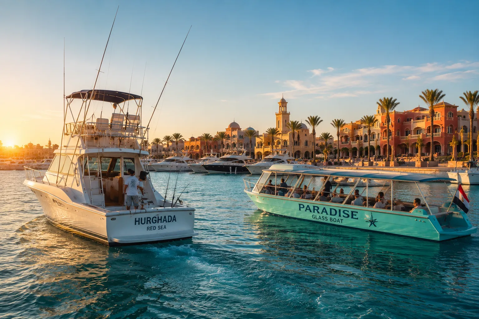 Private Fishing & Glass Boat