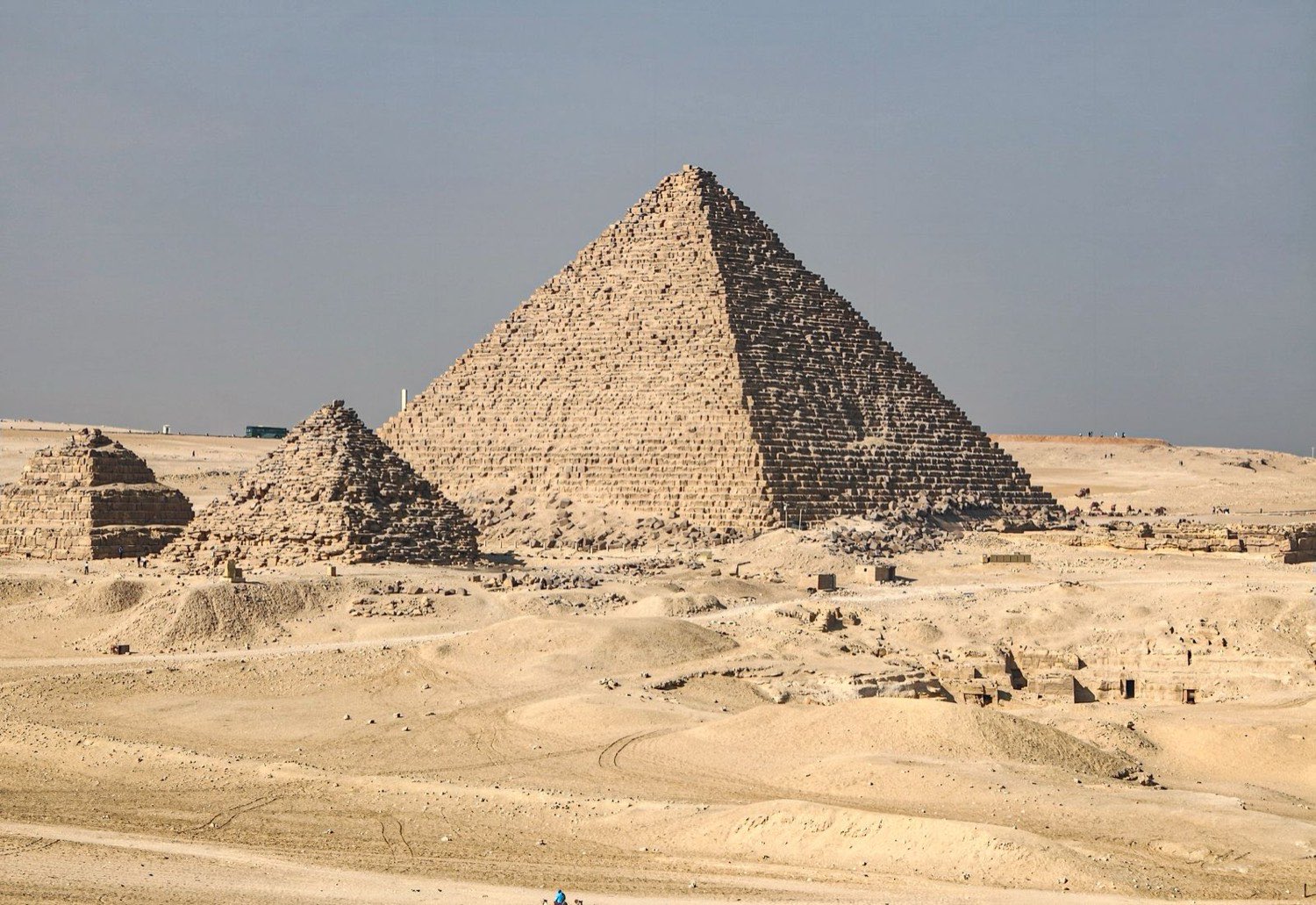 Grand Egyptian Museum · Giza pyramids beyond